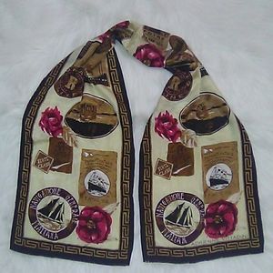 VINTAGE ADRIENNE VITTADINI SILK SCARF